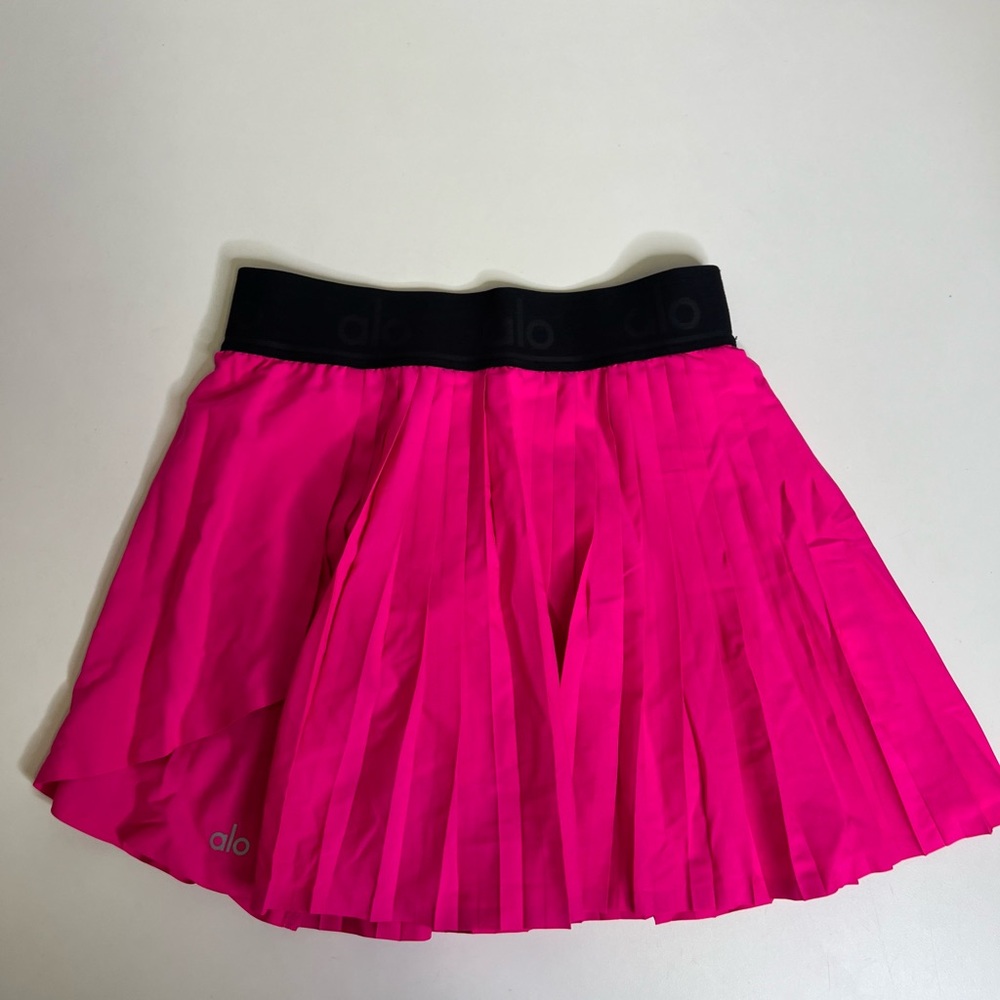 ALO Yoga Women's Pink Pleated Skirt - Size XS - Picture 7 of 8